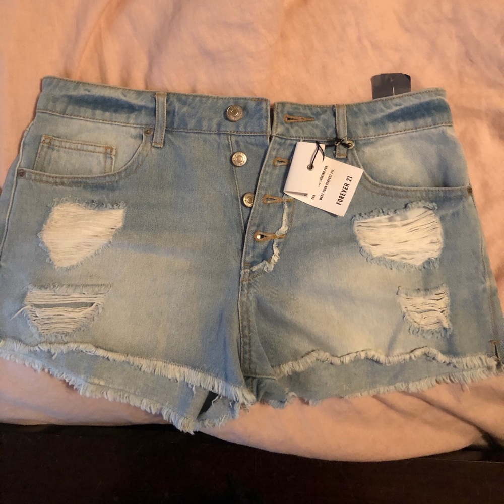 forever 21 jean shorts. brand new with tags!